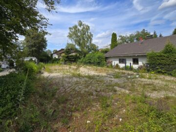 Neubau-Projektierung: Einfamilienhaus ruhig und zentral in Ottobrunn - Vorderes Haus - Grundstück