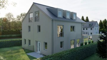 ***Neubau-Doppelhaushälfte mit gehobener Ausstattung in absoluter Top-Lage in München-Milbertshofen! - Nordwest Ansicht